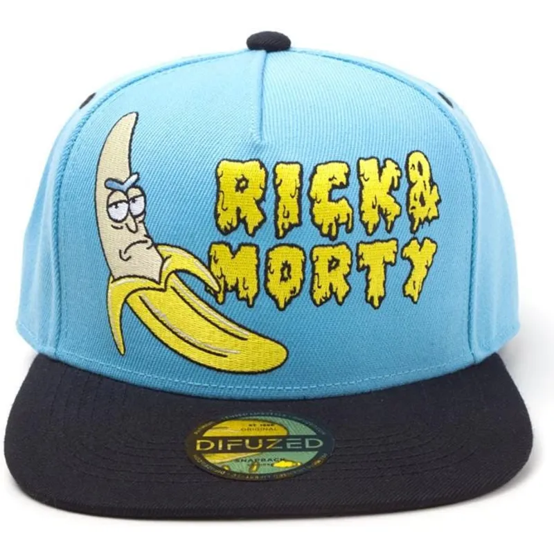 kapa-ravna-plava-snapback-banana-difuzed