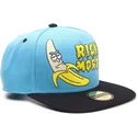 kapa-ravna-plava-snapback-banana-difuzed