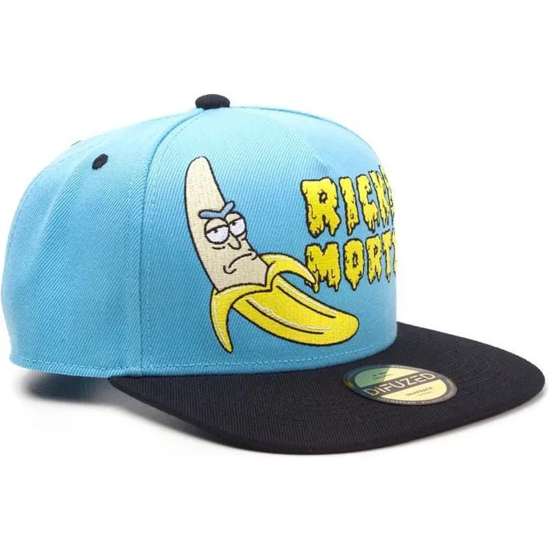 kapa-ravna-plava-snapback-banana-difuzed