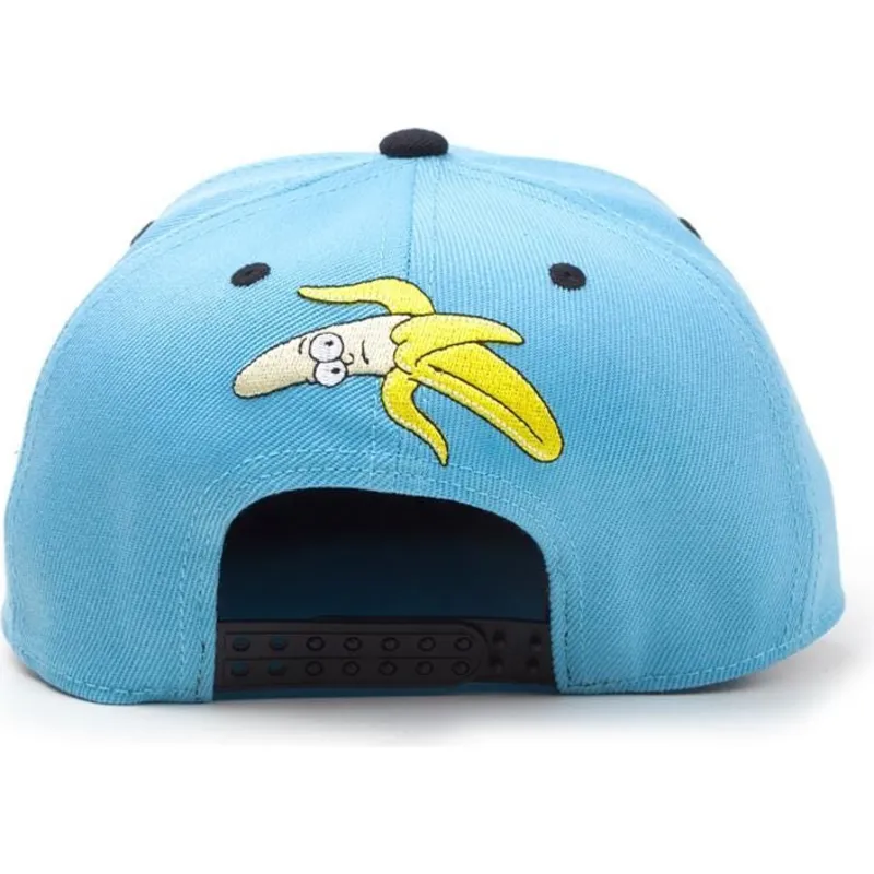 kapa-ravna-plava-snapback-banana-difuzed