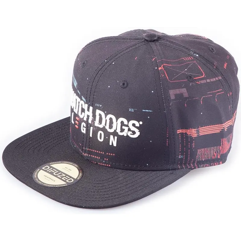 kapa-ravna-crna-snapback-glitch-legion-difuzed kapa-ravna-crna-snapback-glitch-legion-difuzed