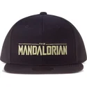 kapa-ravna-crna-snapback-the-mandalorian-silhouette-difuzed
