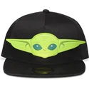 kapa-ravna-crna-snapback-za-djecu-baby-yoda-the-mandalorian-difuzed