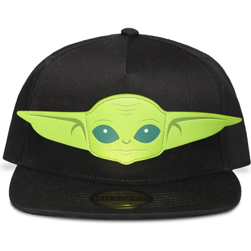 kapa-ravna-crna-snapback-za-djecu-baby-yoda-the-mandalorian-difuzed