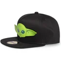 kapa-ravna-crna-snapback-za-djecu-baby-yoda-the-mandalorian-difuzed