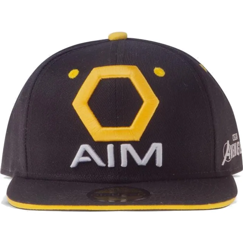 kapa-ravna-crna-snapback-aim-avengers-difuzed