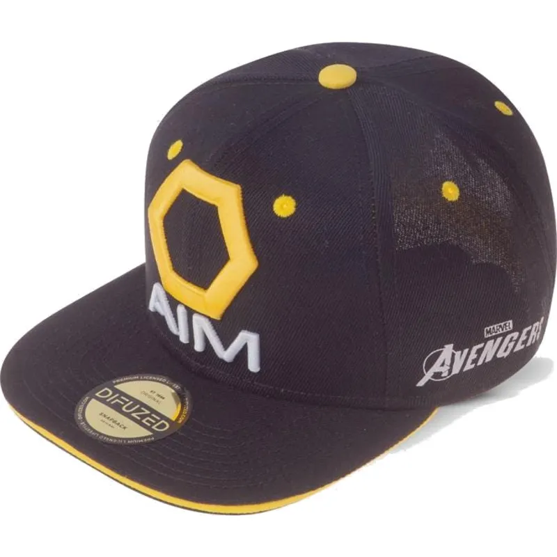 kapa-ravna-crna-snapback-aim-avengers-difuzed