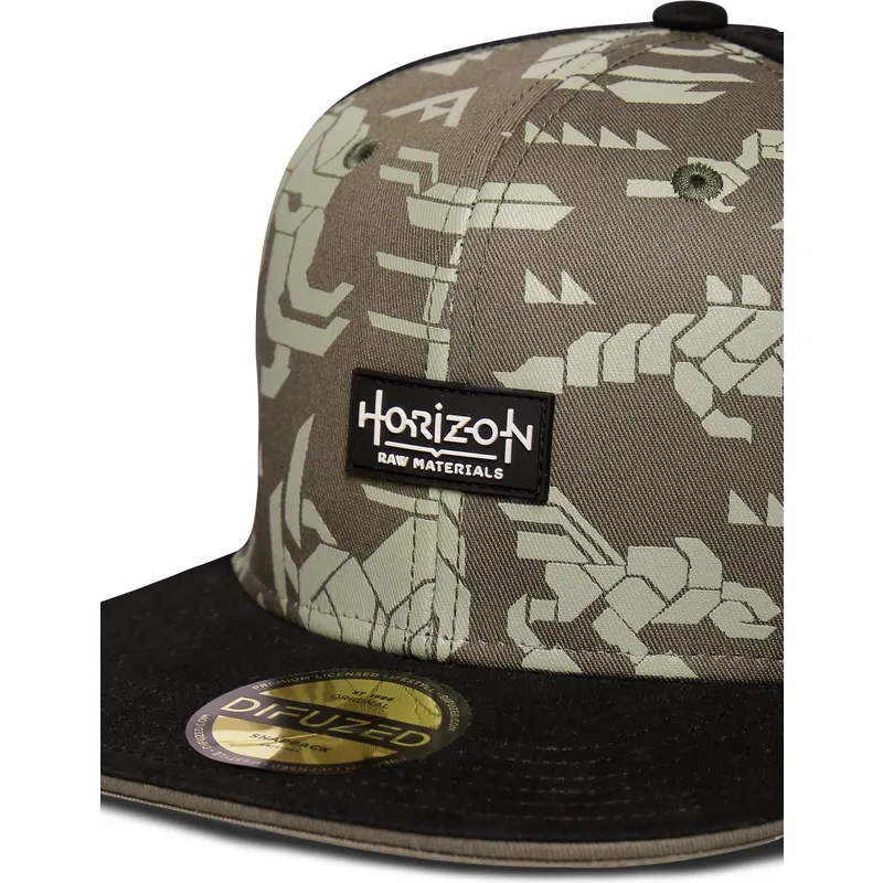 kapa-ravna-zelena-snapback-forbidden-west-difuzed