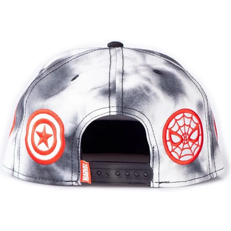 kapa-ravna-bijela-snapback-tye-dye-badge-difuzed kapa-ravna-bijela-snapback-tye-dye-badge-difuzed