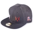 kapa-ravna-crna-snapback-vaquero-legion-difuzed