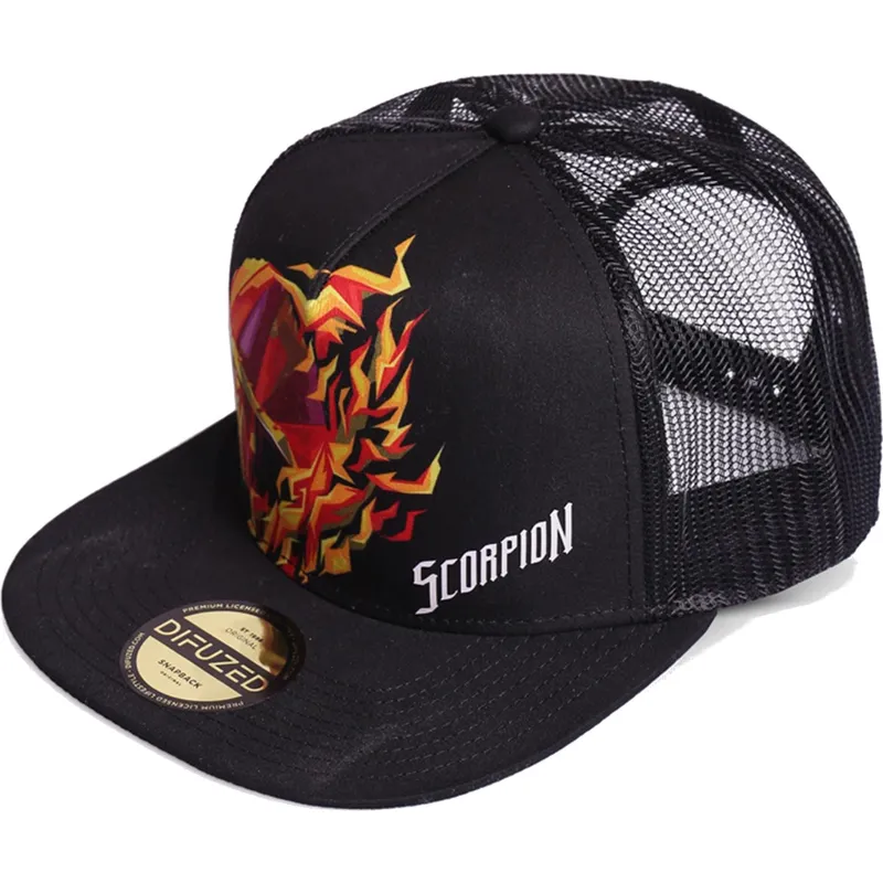 kapa-ravna-crna-snapback-trucker-difuzed