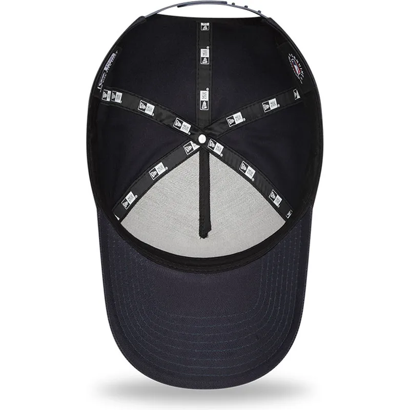 kapa-zaobljena-mornarsko-plava-snapback-9forty-e-frame-new-york-yankees-mlb-new-era