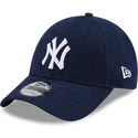 kapa-zaobljena-mornarsko-plava-podesiv-9forty-denim-new-york-yankees-mlb-new-era