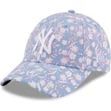 kapa-zaobljena-plava-podesiv-rosa-9forty-floral-new-york-yankees-mlb-new-era