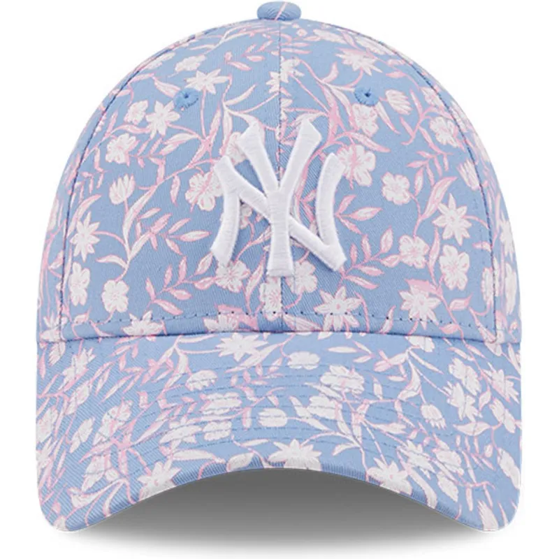 kapa-zaobljena-plava-podesiv-rosa-9forty-floral-new-york-yankees-mlb-new-era