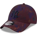 kapa-zaobljena-crvena-podesiv-9forty-ray-scape-new-york-yankees-mlb-new-era