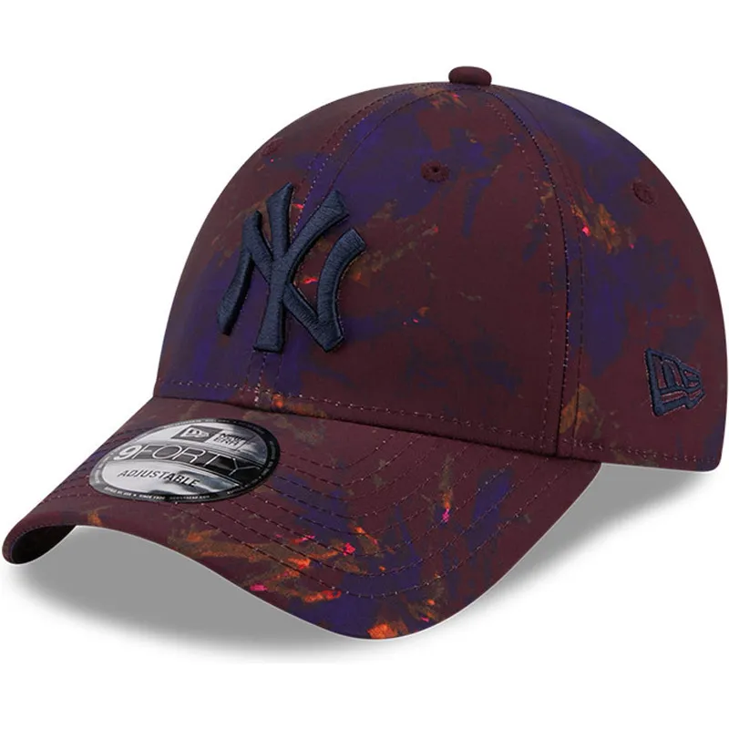 kapa-zaobljena-crvena-podesiv-9forty-ray-scape-new-york-yankees-mlb-new-era