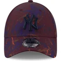 kapa-zaobljena-crvena-podesiv-9forty-ray-scape-new-york-yankees-mlb-new-era