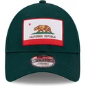 kapa-zaobljena-zelena-podesiv-9forty-us-state-california-republic-new-era