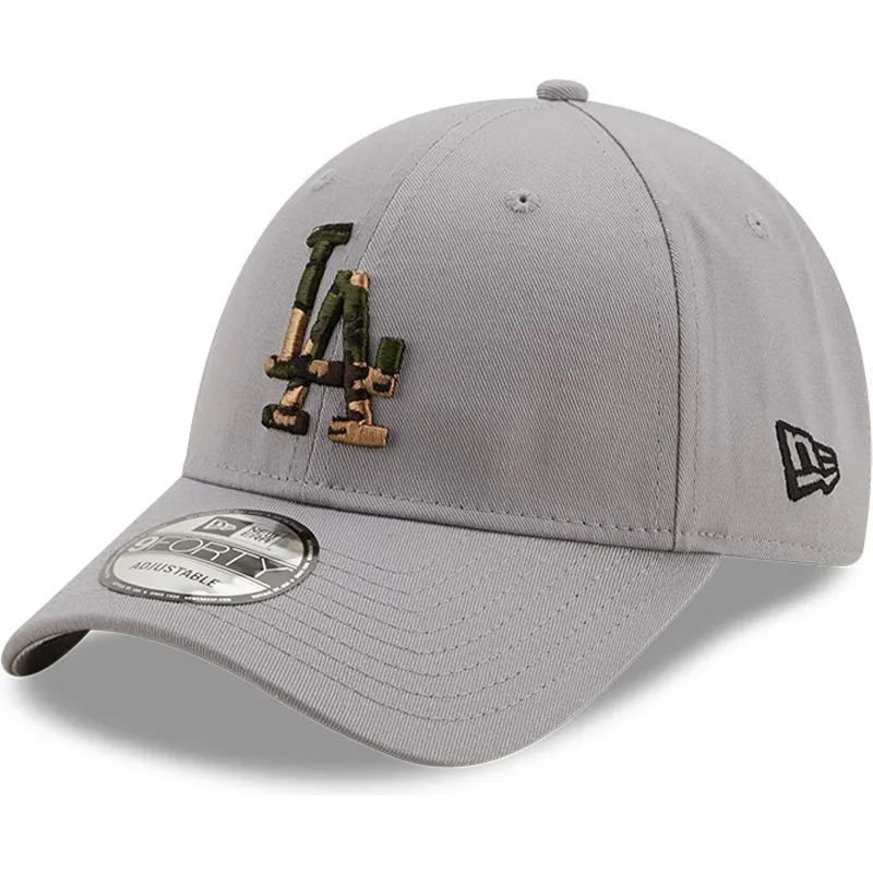 kapa-zaobljena-siva-podesiv-9forty-camo-infill-los-angeles-dodgers-mlb-new-era