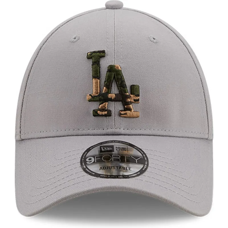 kapa-zaobljena-siva-podesiv-9forty-camo-infill-los-angeles-dodgers-mlb-new-era