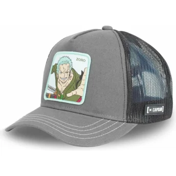 Kape zaobljena siva snapback Roronoa Zoro ZOR1 One Piece Roronoa Zoro One Piece Capslab