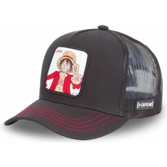 Kape zaobljena crna snapback Monkey D. Luffy LUF2 One Piece Monkey D. Luffy One Piece Capslab