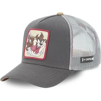 kapa-zaobljena-siva-snapback-tasmanski-vrag-looney-tunes-capslab