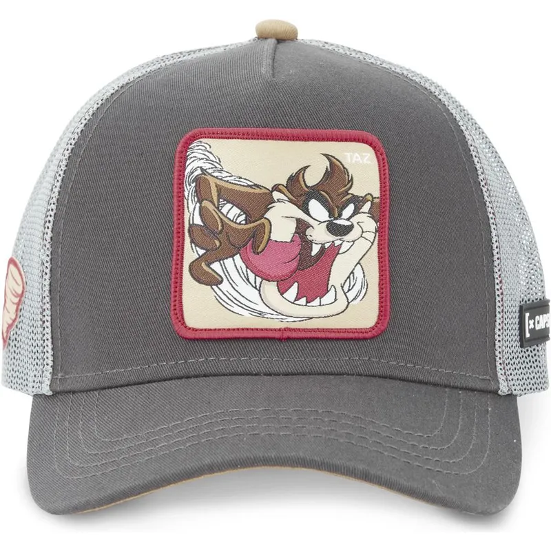 kapa-zaobljena-siva-snapback-tasmanski-vrag-looney-tunes-capslab kapa-zaobljena-siva-snapback-tasmanski-vrag-looney-tunes-capslab