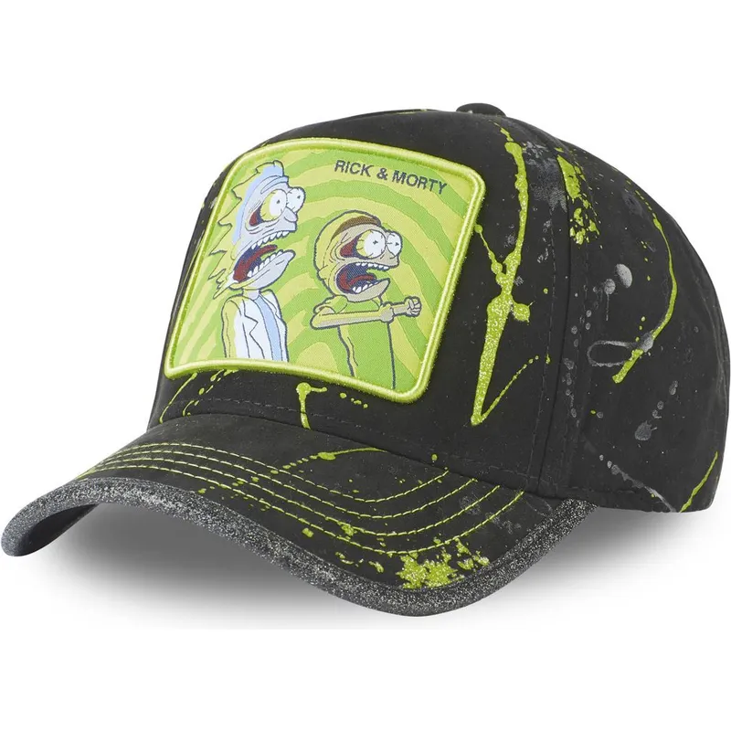 kapa-zaobljena-crna-podesiv-tag-ric-rick-i-morty-capslab