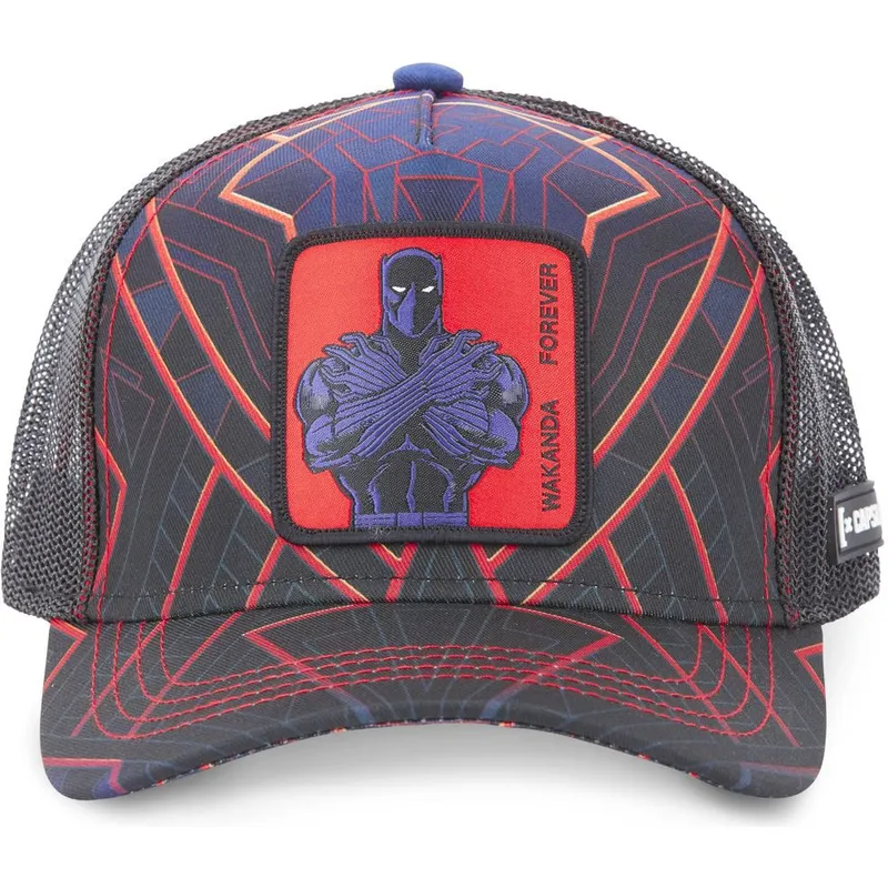 kapa-zaobljena-mornarsko-plava-snapback-pan1-wakanda-forever-black-panther-marvel-comics-capslab