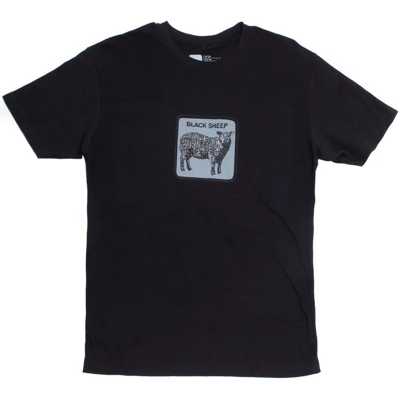 majice-kratki-rukav-crna-black-sheep-herd-me-the-farm-goorin-bros