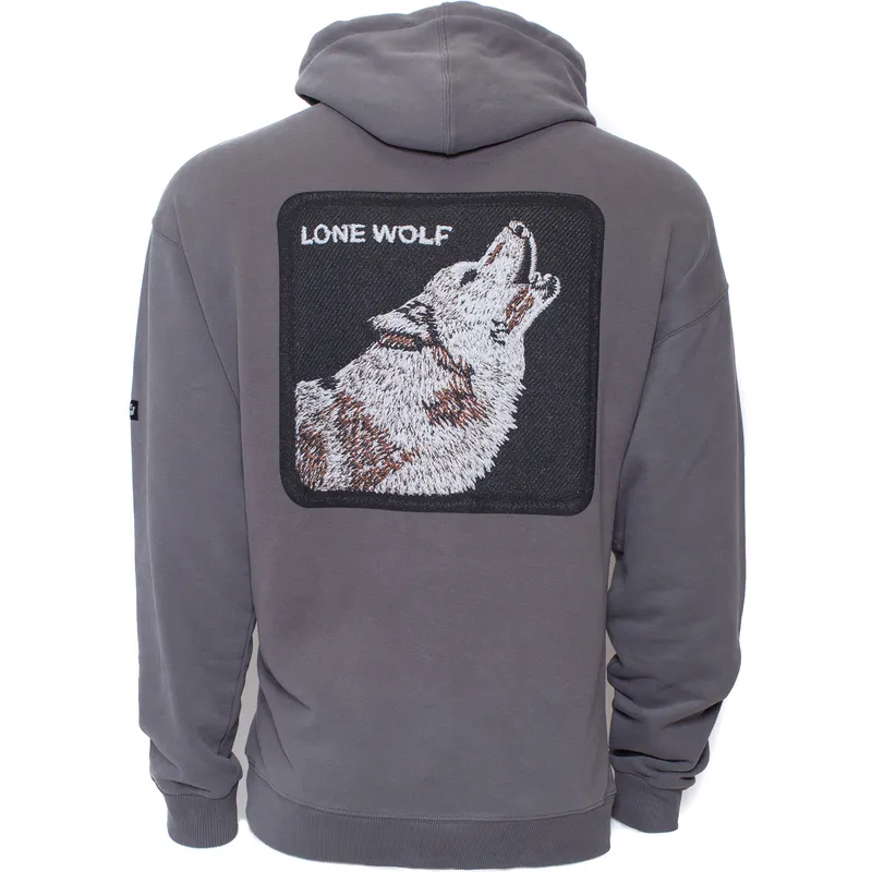 majice-s-kapuljacom-s-kapuljacom-siva-lone-wolf-solitario-loud-howl-the-farm-goorin-bros