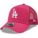 kapa-zaobljena-ruzicasta-snapback-a-frame-tonal-mesh-los-angeles-dodgers-mlb-new-era