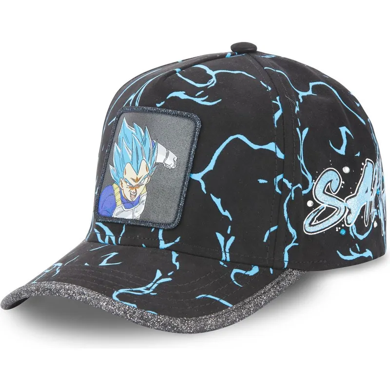 kapa-zaobljena-crna-podesiv-super-saiyan-blue-tag-veg1-vegeta-dragon-ball-capslab