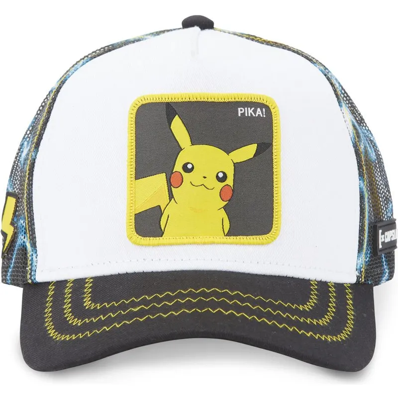 kapa-zaobljena-crna-snapback-ele2-pikachu-pokemon-capslab