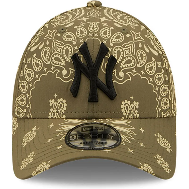 kapa-zaobljena-zelena-podesiv-9forty-paisley-print-new-york-yankees-mlb-new-era