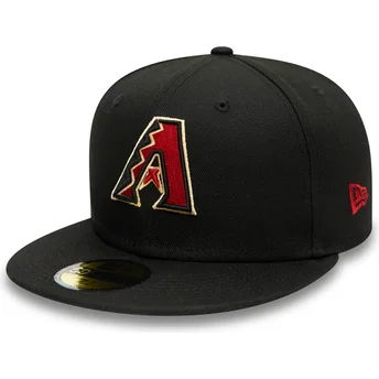 Kapa ravna crna prilagođena 59FIFTY AC Perf Arizona Diamondbacks MLB New Era