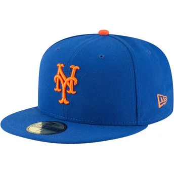 Kape ravna plava prilagođen 59FIFTY AC Perf New York Mets MLB New Era