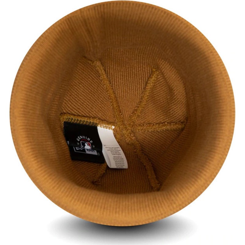 new-era-team-cuff-new-york-yankees-mlb-brown-beanie