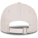 new-era-curved-brim-youth-brown-logo-9forty-league-essential-new-york-yankees-mlb-beige-adjustable-cap