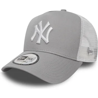 kapa-zaobljena-siva-snapback-za-djecu-a-frame-clean-new-york-yankees-mlb-new-era