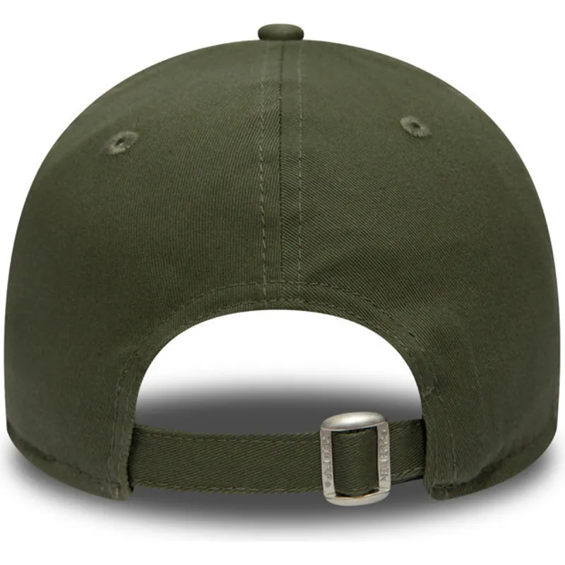 cap-zaobljena-green-adjustable-strap-za-djecu-9forty-league-essential-new-york-yankees-mlb-new-era