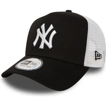 kapa-zaobljena-crna-snapback-za-djecu-a-frame-clean-new-york-yankees-mlb-new-era