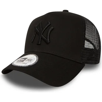Cap zaobljena black snapback za djecu A Frame Clean New York Yankees MLB New Era