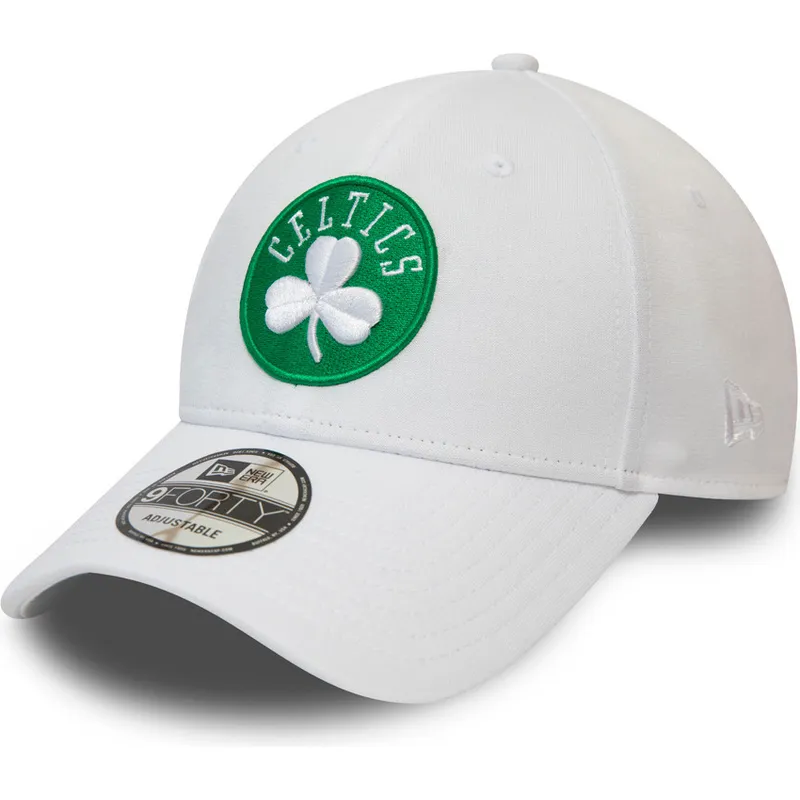 kapa-zaobljena-bijela-podesiv-9forty-shadow-tech-boston-celtics-nba-new-era