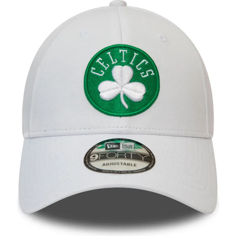kapa-zaobljena-bijela-podesiv-9forty-shadow-tech-boston-celtics-nba-new-era
