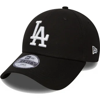 kapa-zaobljena-crna-podesiv-za-djecu-9forty-league-essential-los-angeles-dodgers-mlb-new-era