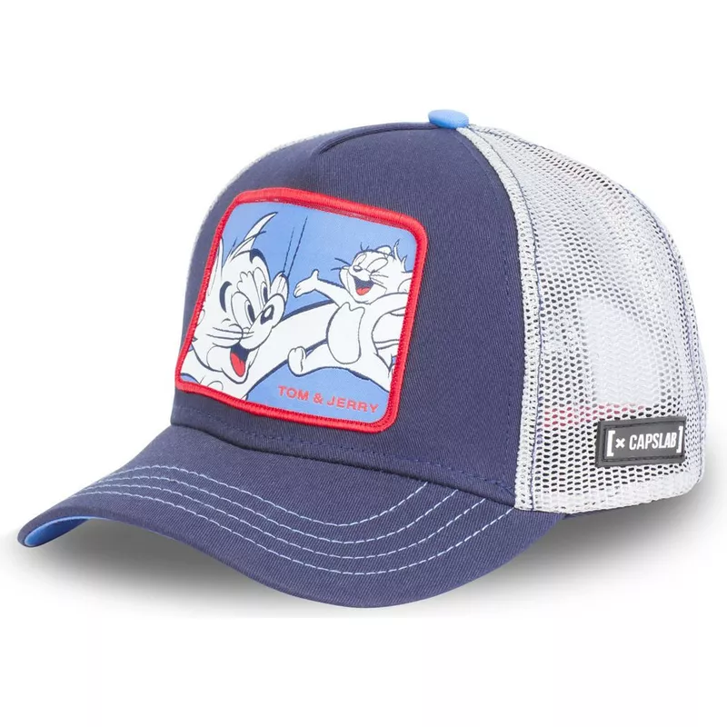 Capslab Tom Looney TAJ1 Trucker Navy Jerry and Hat Tunes Blue