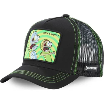 kapa-zaobljena-crna-snapback-psy2-rick-i-morty-capslab